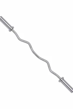 Ozio Fitness Barra De Peso Z Fitness Curl 10 Kg - 120 CM - 50 MM Cromado Carga Alta