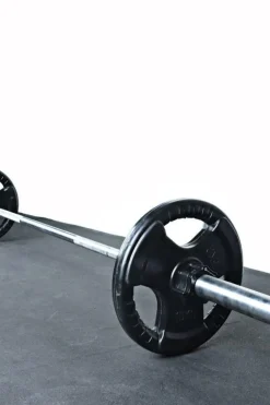 Ozio Fitness Barra Olímpica De 2,13m, 18 Kg, 50 Mm, Para Halterofilia E Cross Training Com 2 Rolamentos