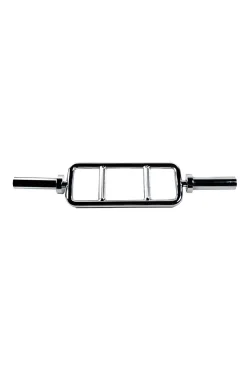 Ozio Fitness Barra Romana Olímpica Para Tríceps, 9 Kg, Em Aço Cromado