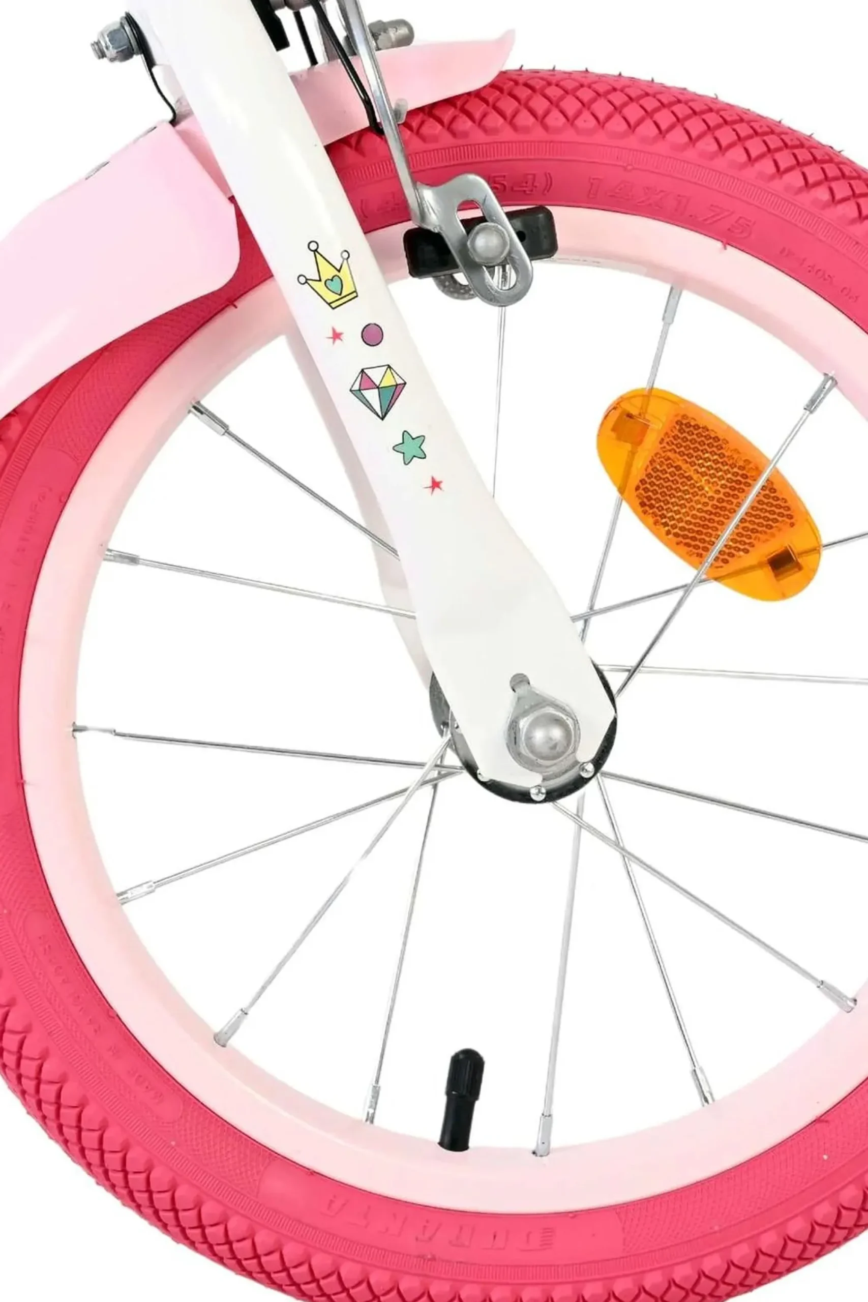 Volare Bicicleta Criança 14 Polegadas Unicorn 4-6 Anos