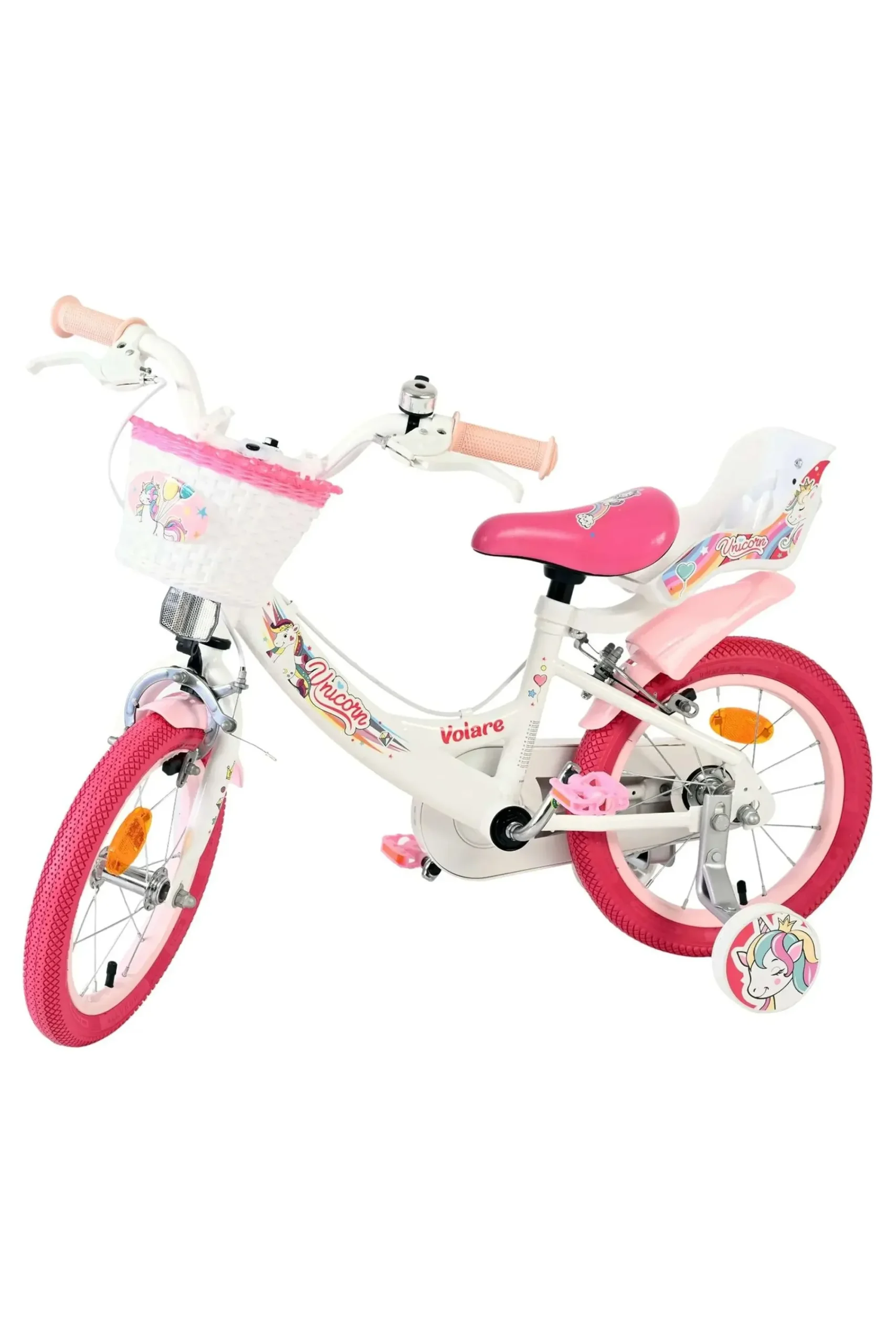 Volare Bicicleta Criança 14 Polegadas Unicorn 4-6 Anos