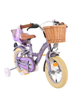 Volare Bicicleta Criança 12 Polegadas Blossom 3 Anos Roxo