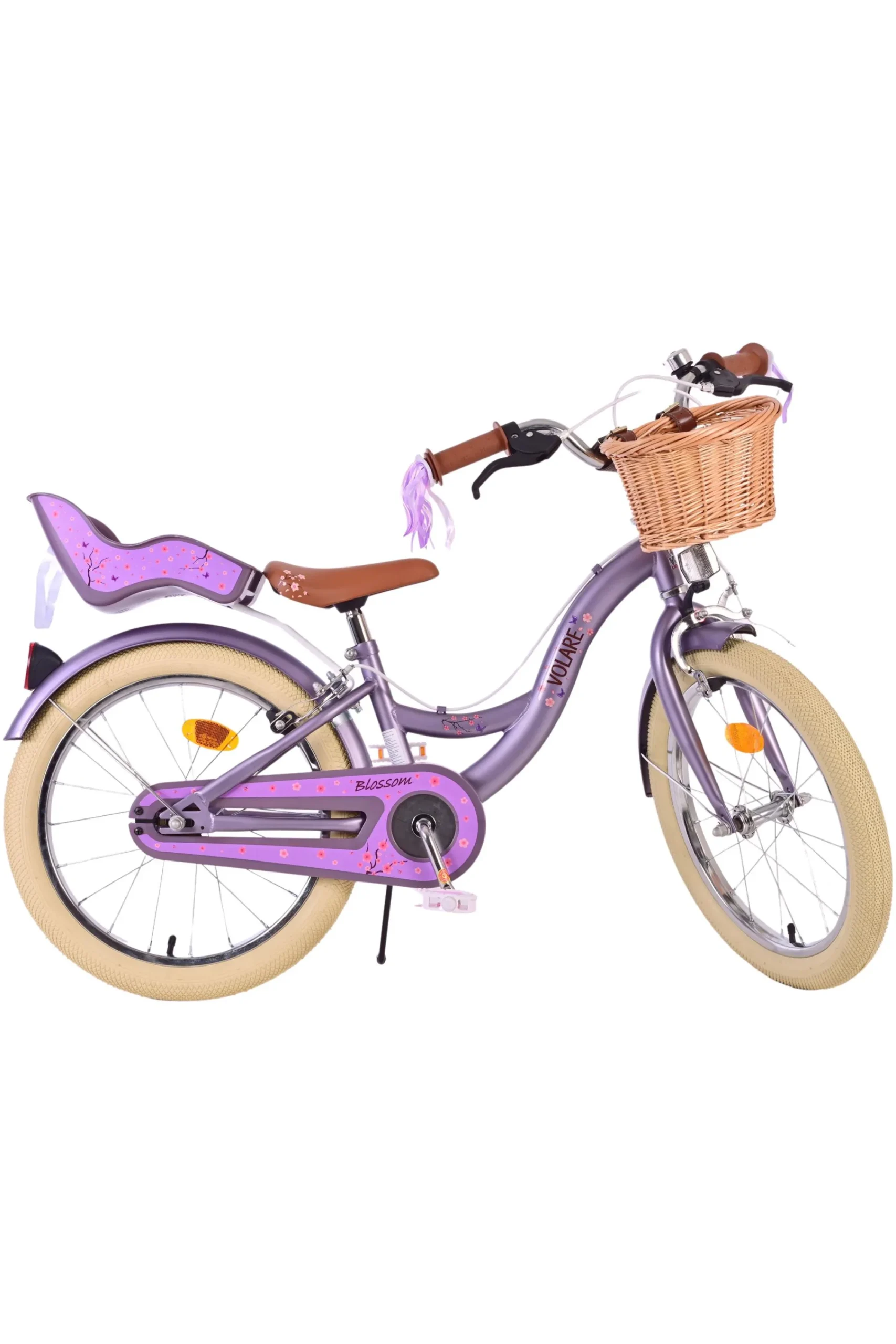 Volare Bicicleta Criança 18 Polegadas Blossom 5-7 Anos Roxo