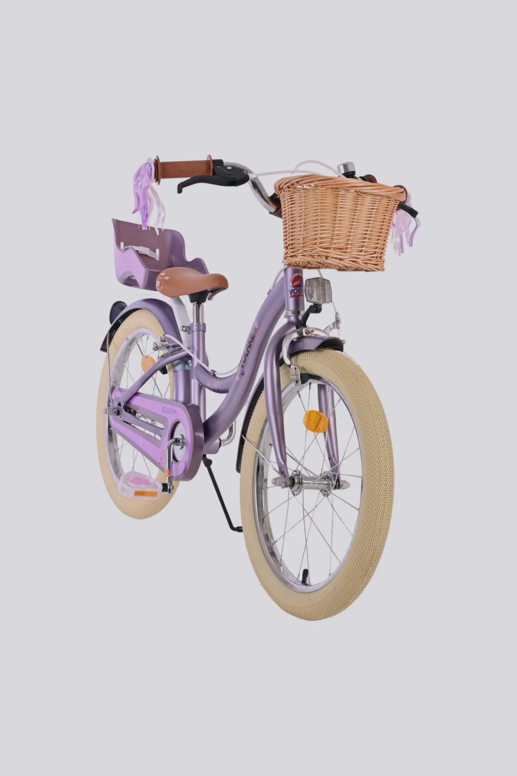 Volare Bicicleta Criança 18 Polegadas Blossom 5-7 Anos Roxo