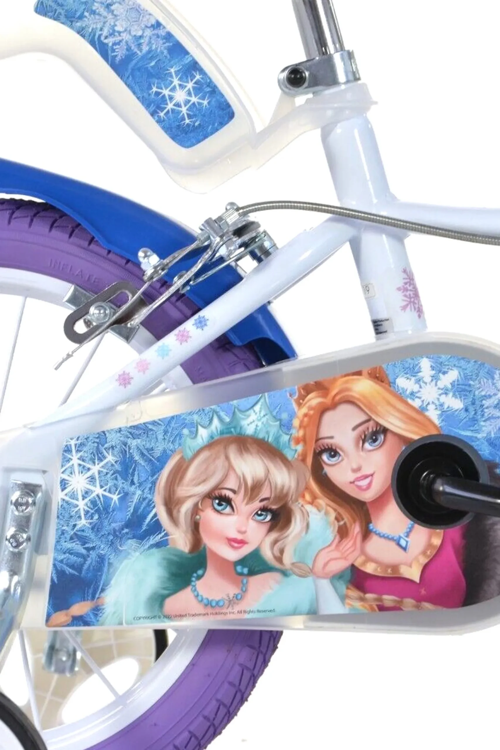 Dino Bikes Bicicleta De Criança 16 Polegadas Snow Queen 5-7 Anos