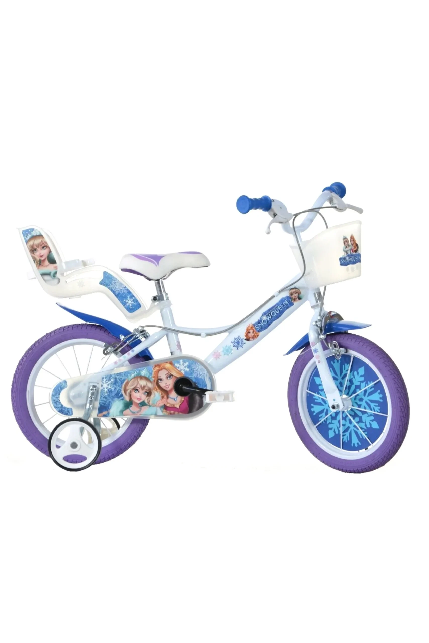 Dino Bikes Bicicleta De Criança 16 Polegadas Snow Queen 5-7 Anos