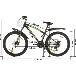 Vidaxl Bicicleta De Montanha