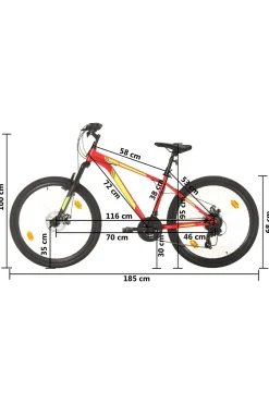 Vidaxl Bicicleta De Montanha