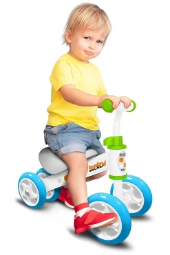 Stamp Bicicleta Equilibrio 4 Rodas Skids Control Menino