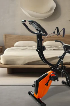 Bonplus Bicicleta Estática Ergometrica Dobrável (100x55x118cm)