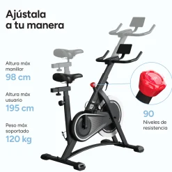 Ksix Bicicleta Estática Kb01