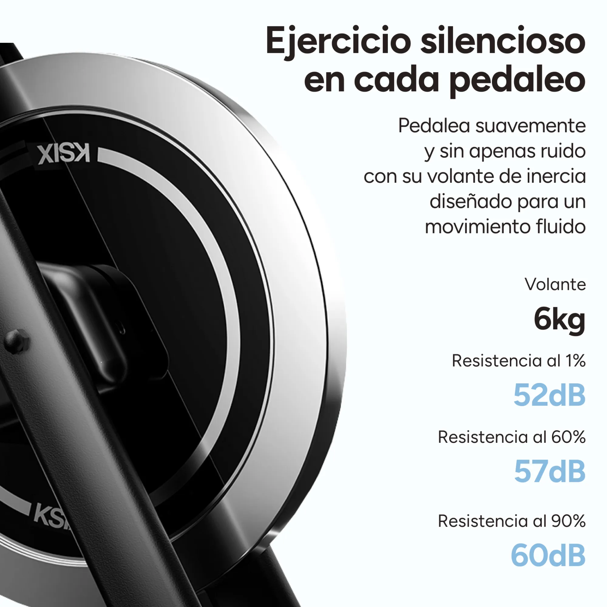 Ksix Bicicleta Estática Kb01