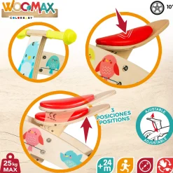 Woomax Bicicleta Sem Pedais Madeira