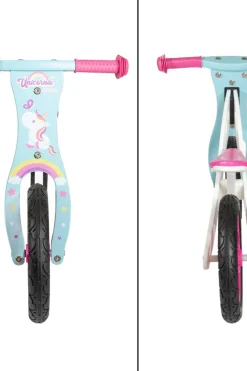 Woomax Bici Sem Pedais De Madeira Modelo Unicórnio 12"