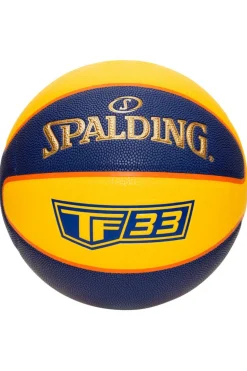 Spalding Bola De Basquetebol Tf33 Gold Rubber