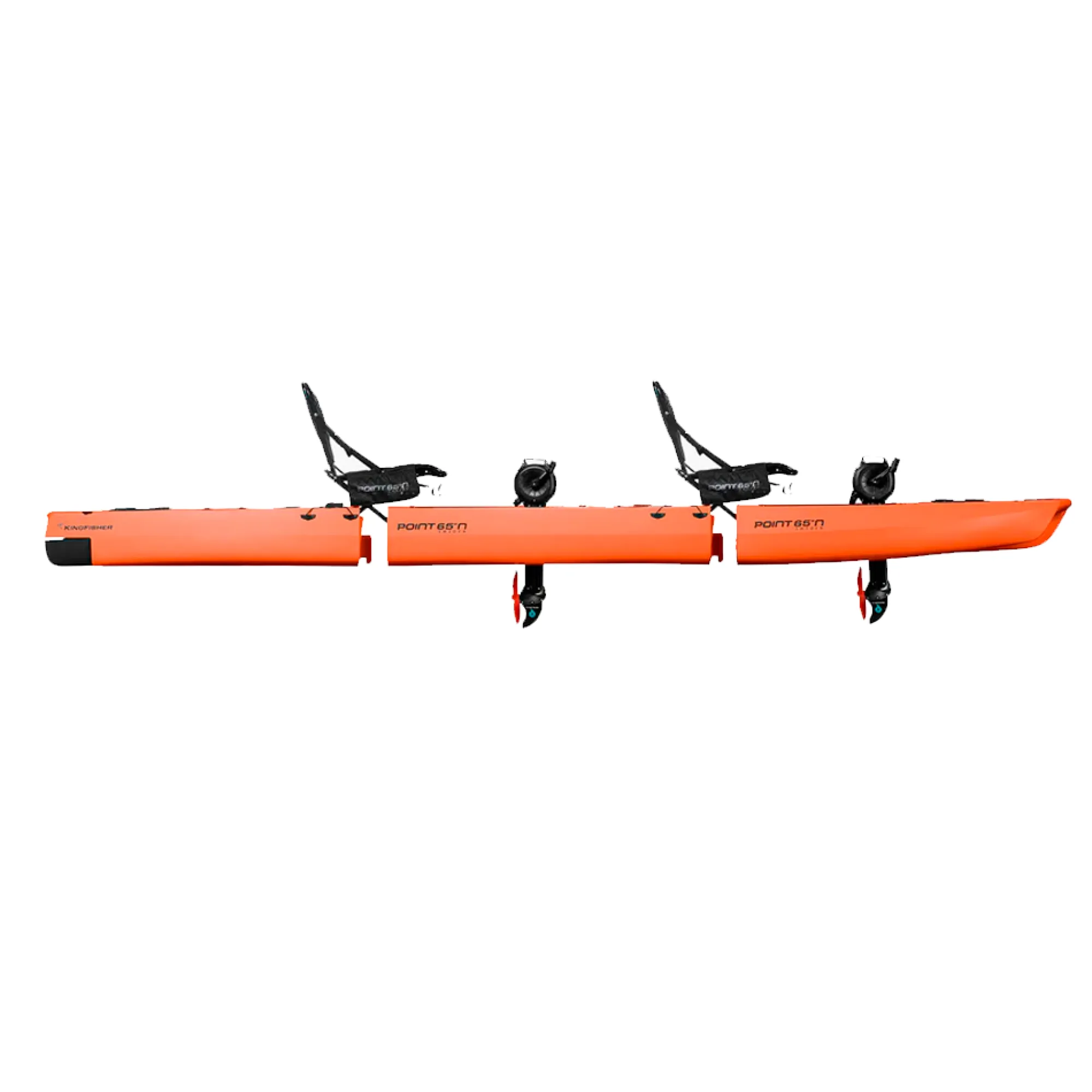 Point 65 Caiaque Modular Kingfisher Tandem Para Pesca Com Pedais