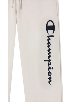 Champion Calça Jogger Júnior Bege Co Logo Grande Script