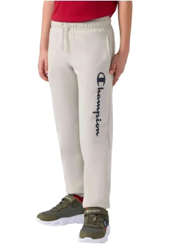 Champion Calça Jogger Júnior Bege Co Logo Grande Script