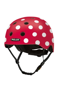 Melon Helmets Capacete De Bicicleta elon Dotty White atte