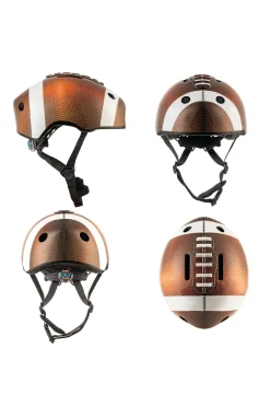 Crazy Safety Capacete De Bicicleta Para Crianças|futebol Americano |en1078certificado