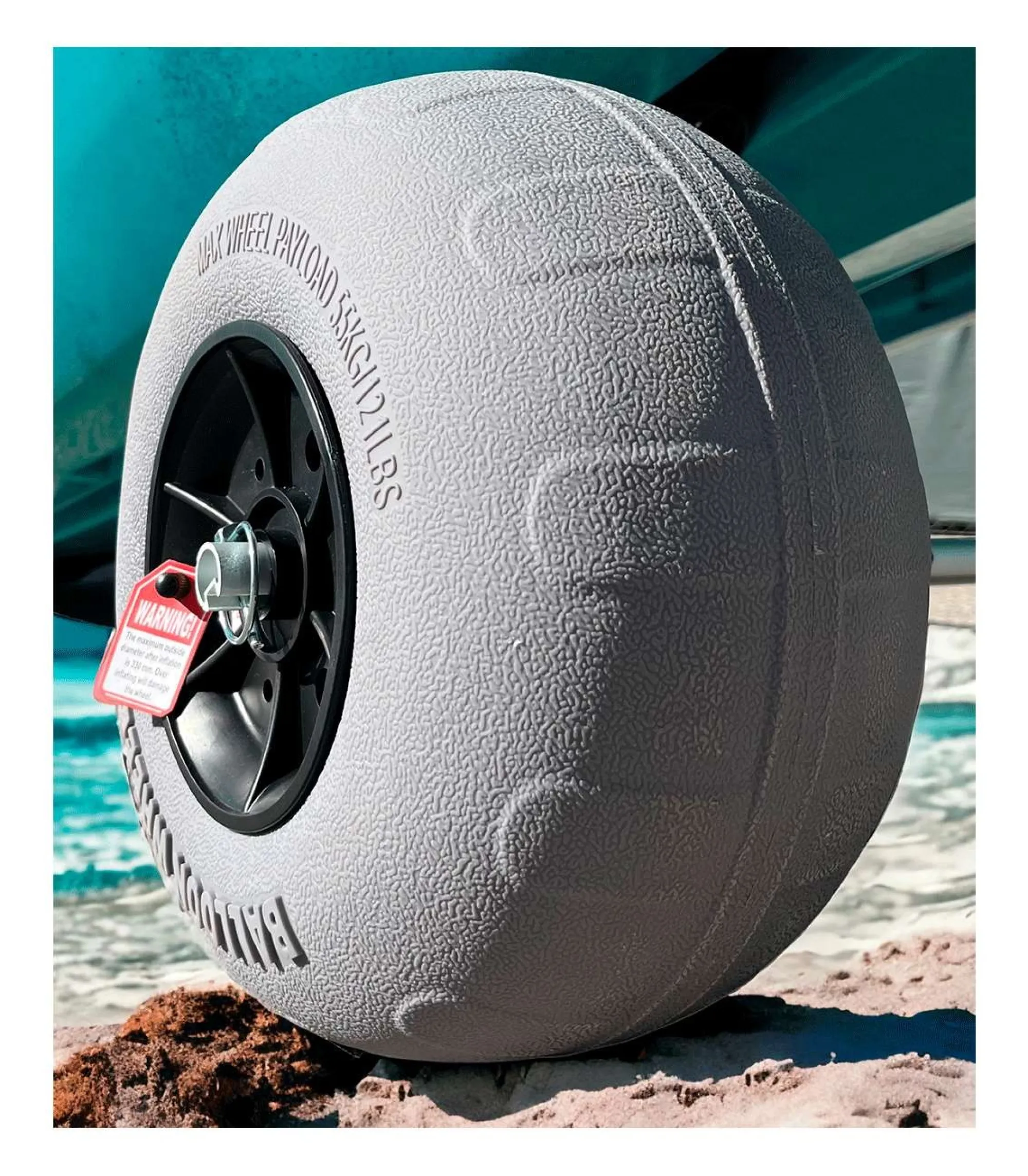 Kol Outdoor Carro Kayak Autovacável Rodas Balão 12" Cka06