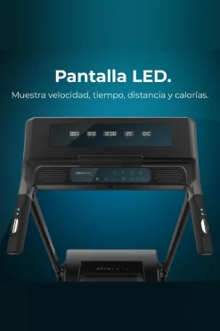 Cecotec Passadeira De Corrida Dobrável Com 1100 W De Potência. De 1 A 12 Km/h. 12 Programas Predefinidos. Painel De Controlo Led. Superfície De Corrida De 110 X 40 Cm. Dobrável, Com Rodas De Transporte, Sistema De Segurança Magnético, Monitor Cardiaco, Inclinação Manual E Suporte Para Dispositivos.
