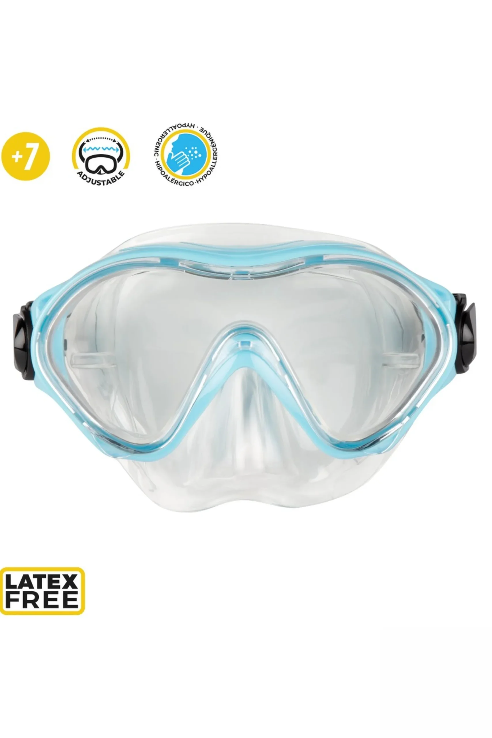 Aqua Sport Conjunto 150º Óculos De Visão E Snorkel Para Crianças