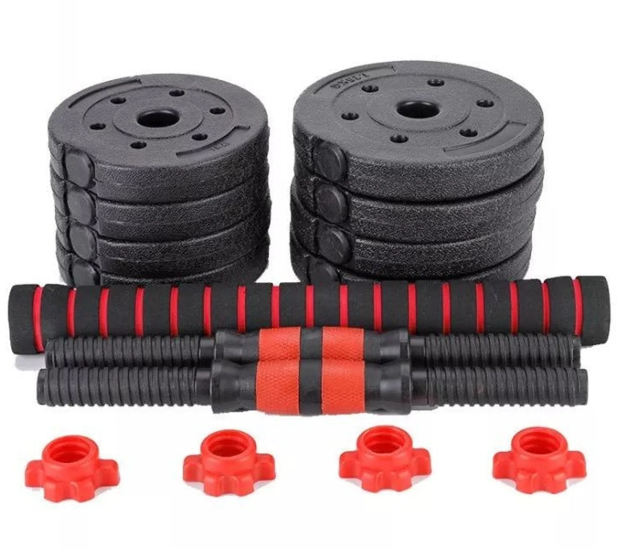 Fitness Tech Conjunto Halteres Ajustável 15kg