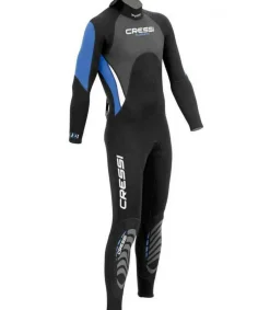 Cressi Fato De Neoprene Masculino Longo 3 Mm Morea