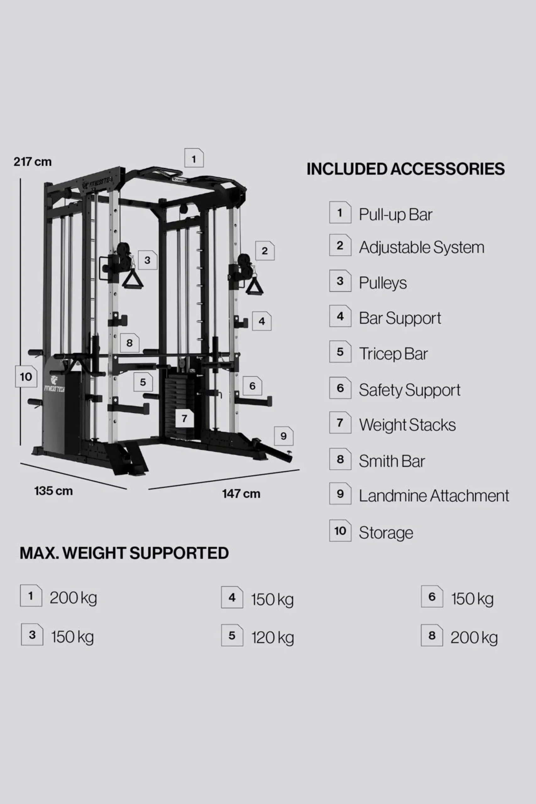 Fitness Tech Smith S8000