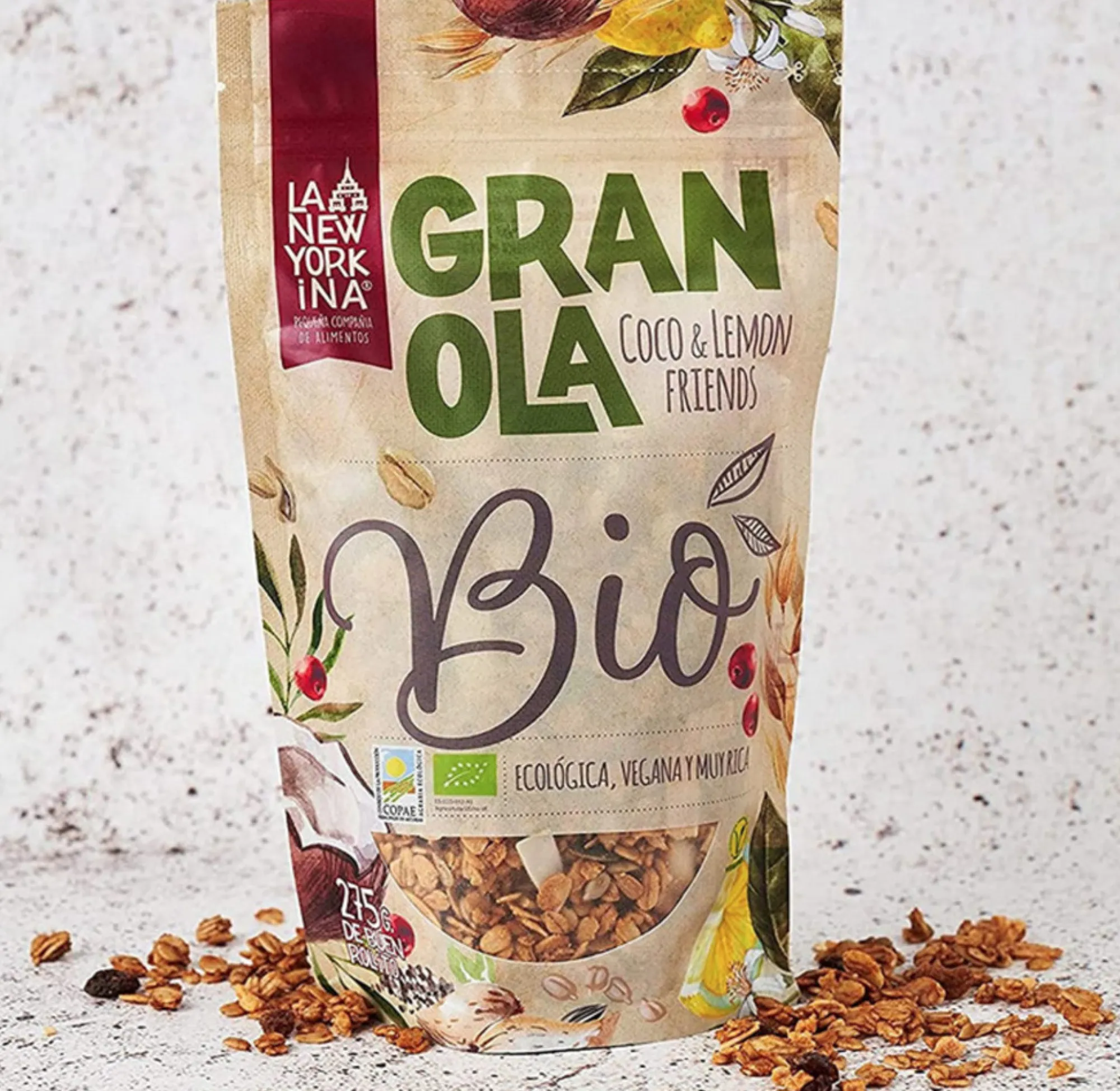 La Newyorkina Granola Coco E Limão 275gr