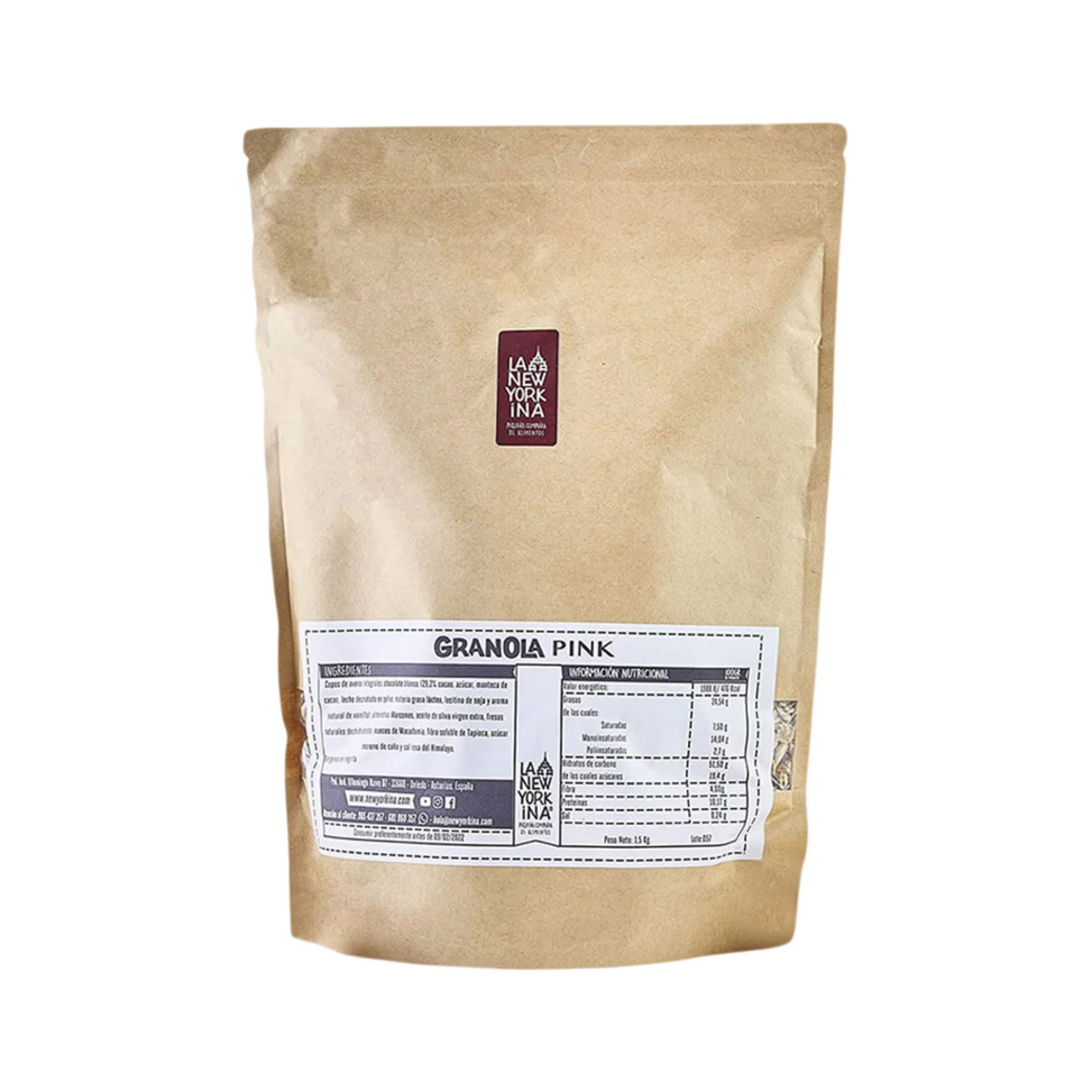 La Newyorkina Granola Pink 1,5kg