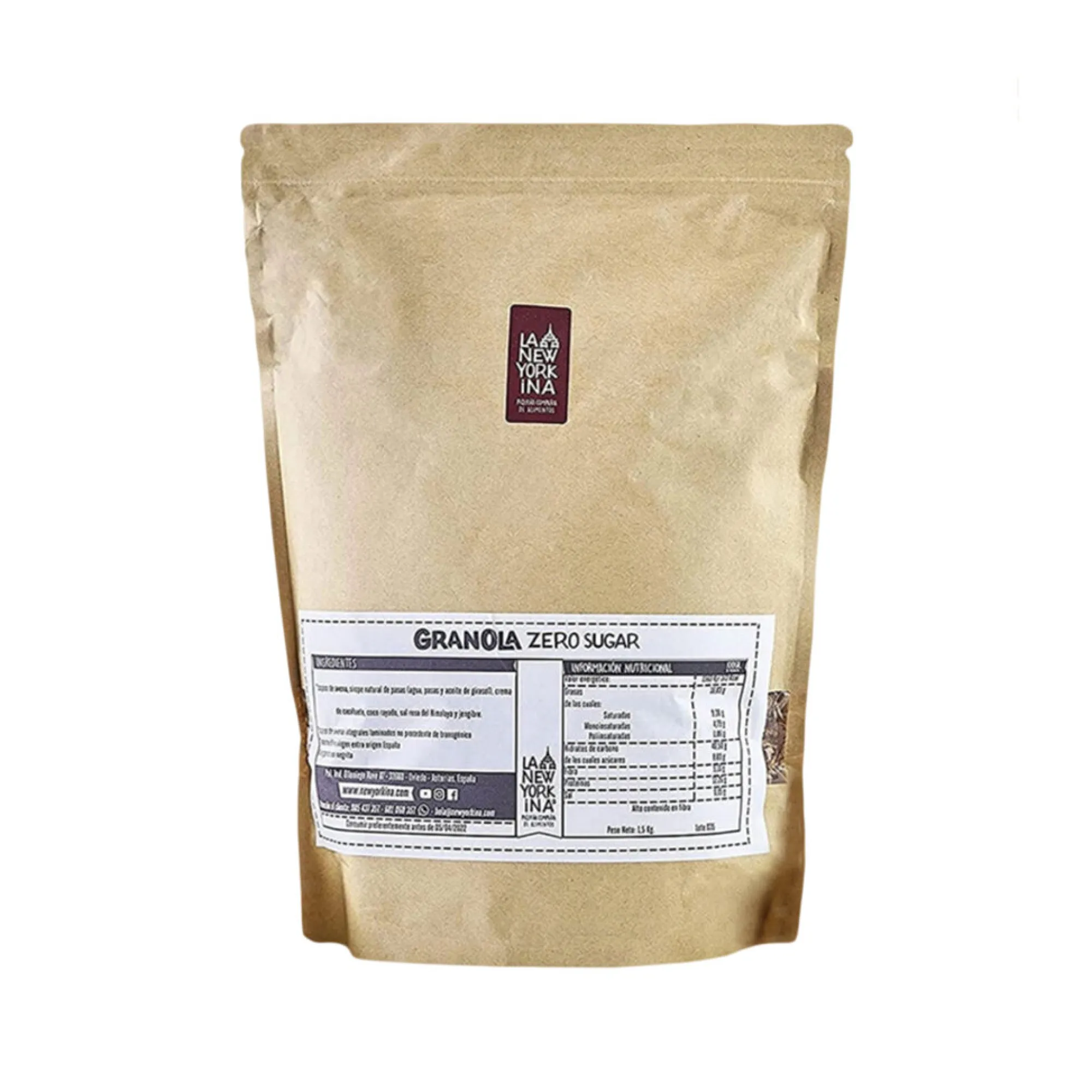 La Newyorkina Granola Zero 1,5kg