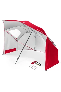 Sport-brella Guarda-sol De 2,4 M, Upf 50+, Fácil De Montar