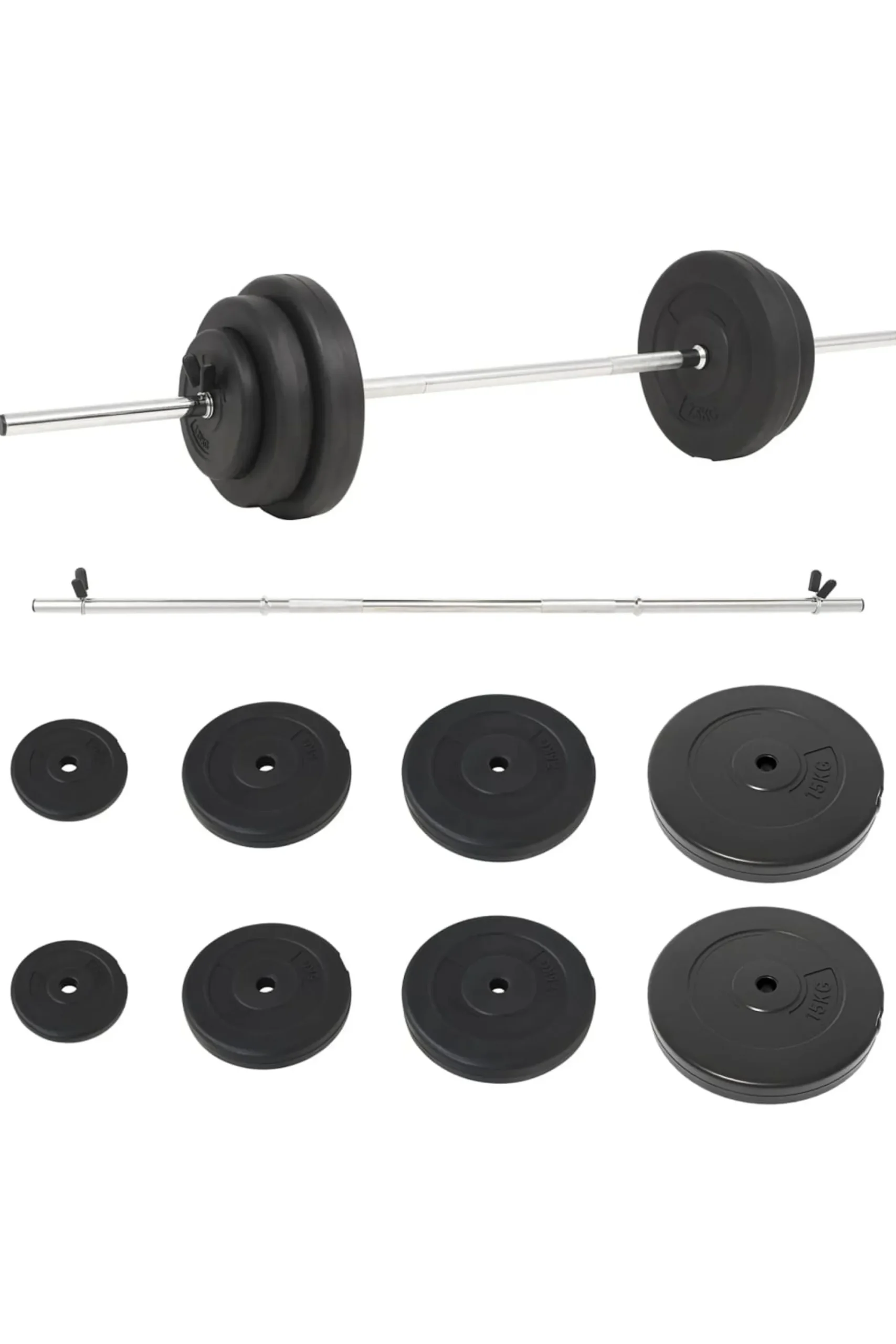 Vidaxl Haltere Com Discos 2.5x140 CM