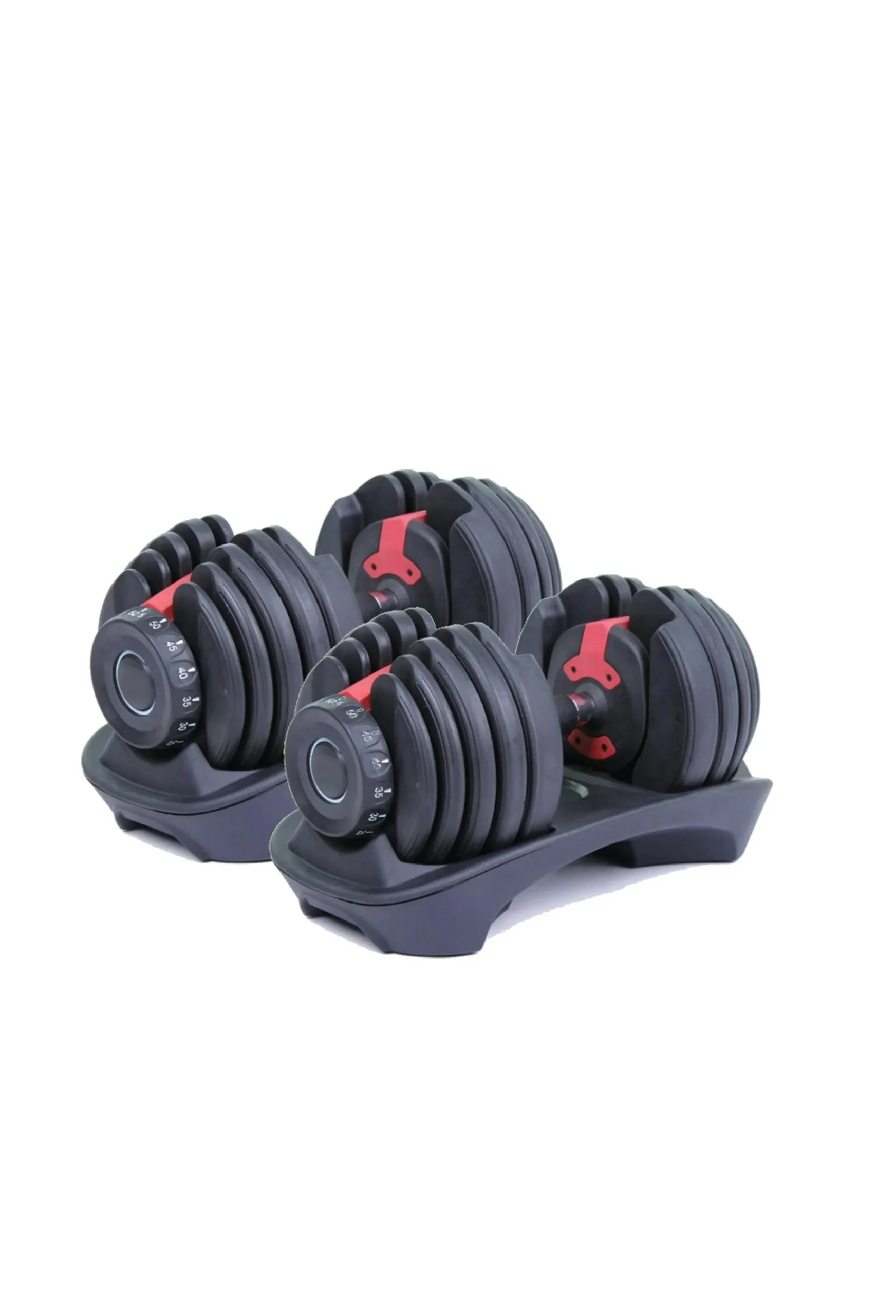 Ozio Fitness 2 Halteres Ajustáveis ??de Potência 2,5- (Par) Com Base De Armazenamento