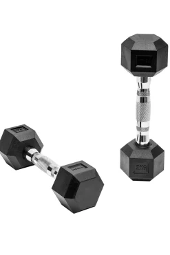 Fitness Tech Halteres Hexagonais De 20kg