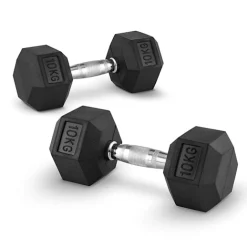 Fitness Tech Halteres Hexagonais De 7.5kg