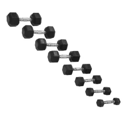 Fitness Tech Halteres Hexagonais 1kg – Conjunto Com 2 Unidades