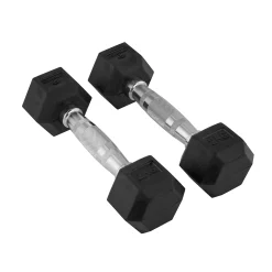 Fitness Tech Halteres Hexagonais 2kg – Conjunto Com 2 Unidades