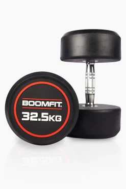 Boomfit Halteres Redondos De Musculação 32,5kg (Par) -