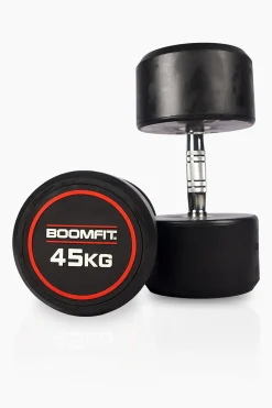 Boomfit Halteres Redondos De Musculação 45kg (Par) -