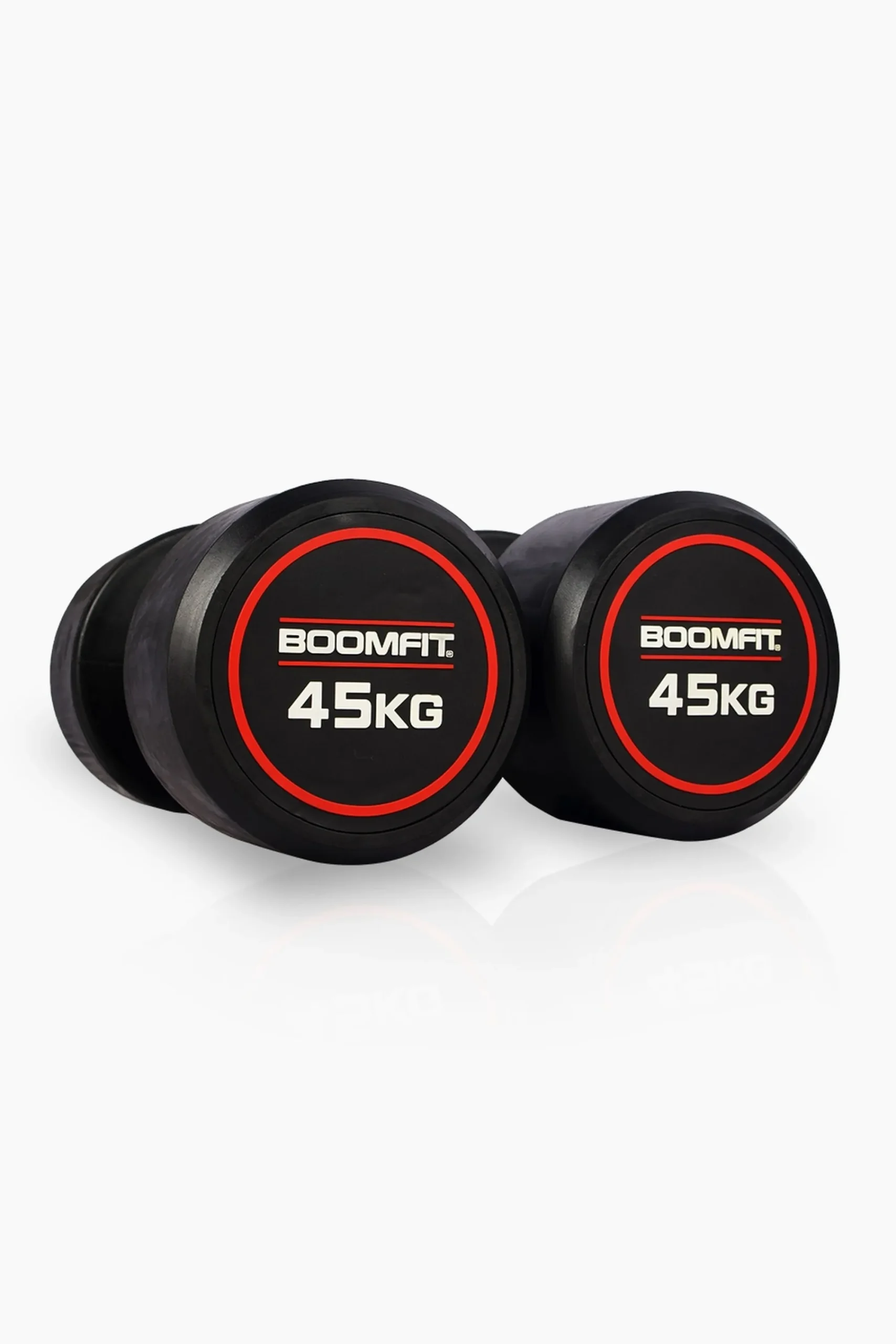 Boomfit Halteres Redondos De Musculação 45kg (Par) -