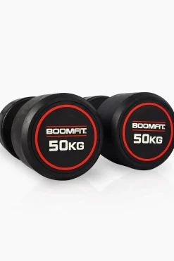 Boomfit Halteres Redondos De Musculação 50kg (Par) -