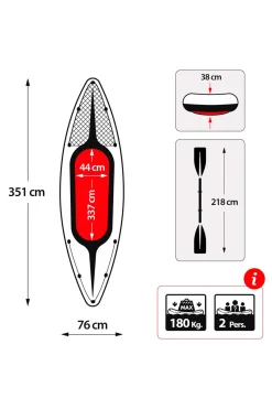 Intex Kayak Insuflável Challenger K2