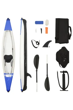 Vidaxl Kayak Insuflável 375 X 72 X 31 CM