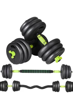 Ozio Fitness Kit Conjunto De Halteres 4 Em 1 Multifit