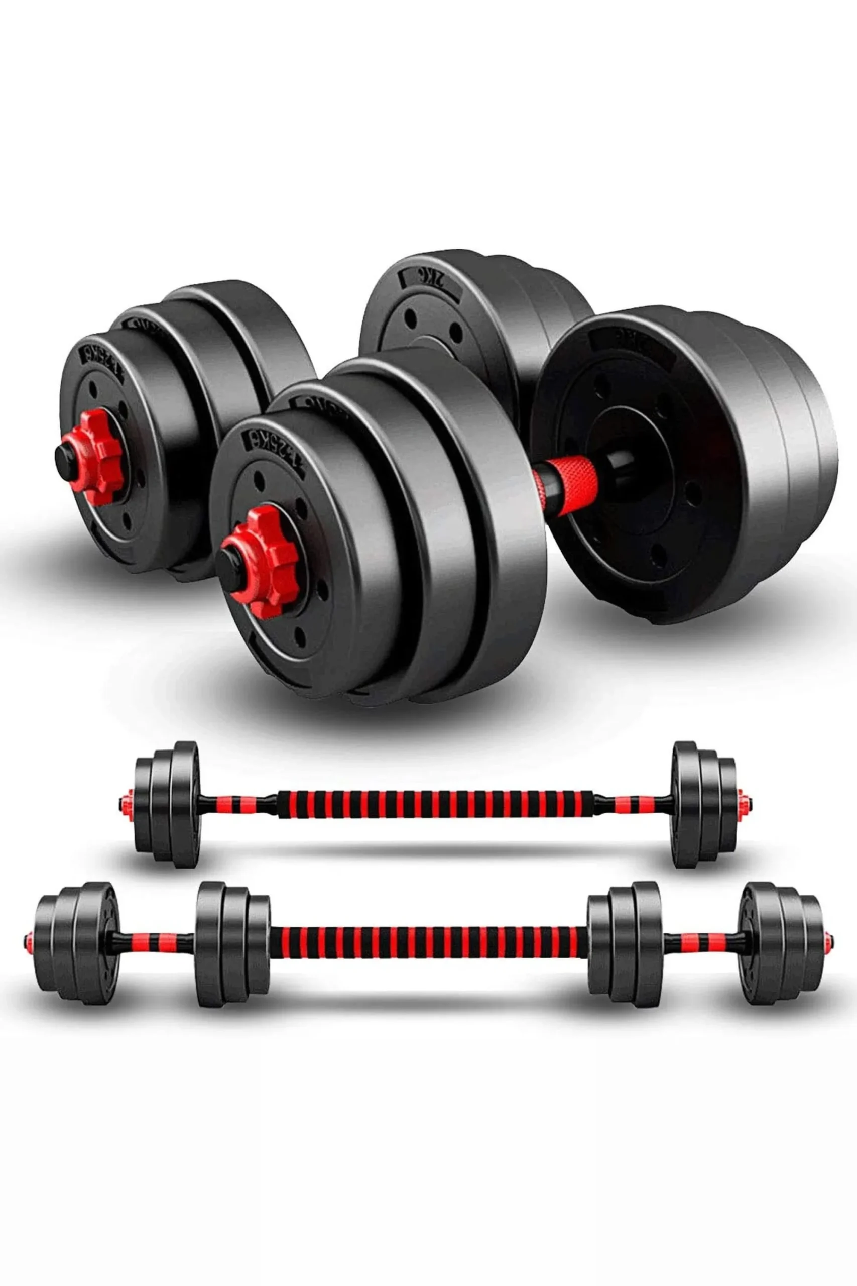 Ozio Fitness Kit De Halteres Ajustável Multifit 2 Em 1