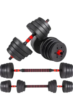 Ozio Fitness Kit De Halteres 2 Em 1 Ajustável Multifit De