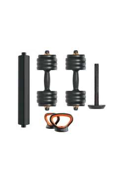 Fed Kit De Pesos V2 : Halteres (pesos + Barras) + Barra + Kettlebell